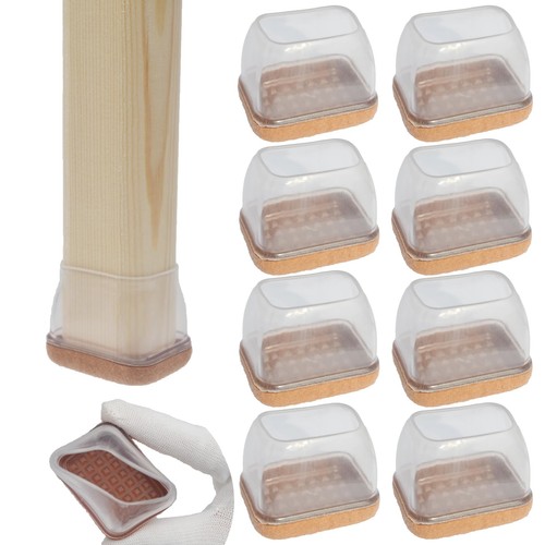 Pcs rectangle chair leg - 8,