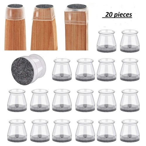 20pcs silicone chair leg floor - 20pcs,
