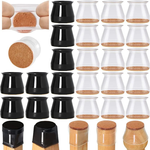 24pcs silicone chair leg - silicone,