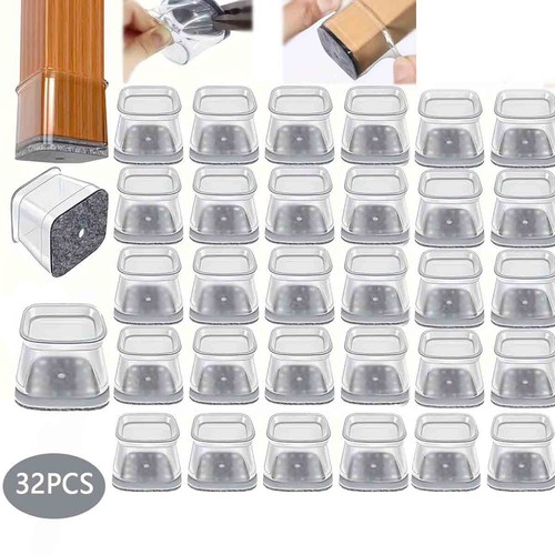 Square furniture leg pads